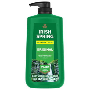 Irish Spring Original Clean Body Wash, 30 Oz Pump (Pack of 4)