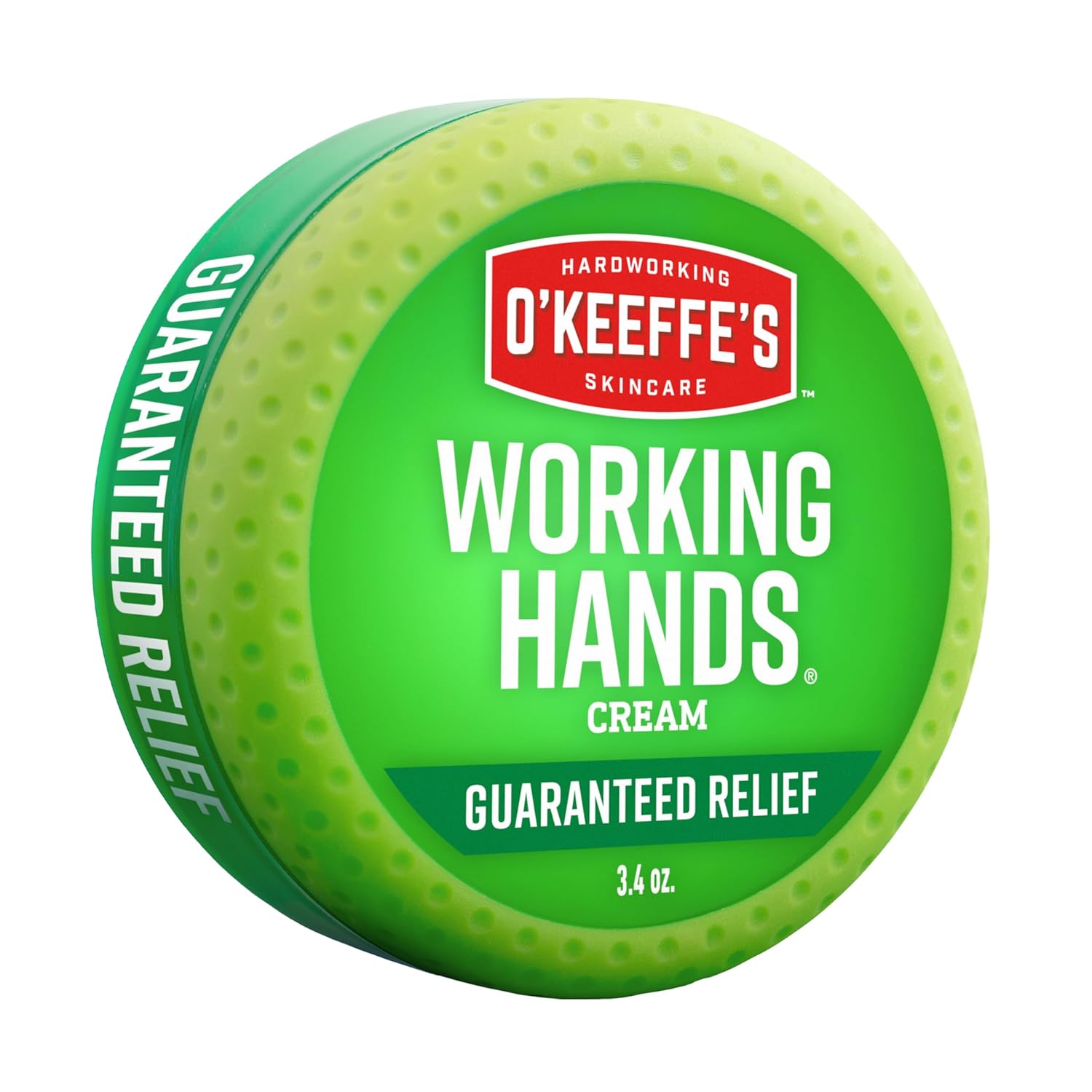 O'Keeffe's Working Hands Hand Cream for Extreme Dryness - 6.8 oz Value Size Jar (2 Pack) - Repairing Skincare for Cracked, Dry Hands