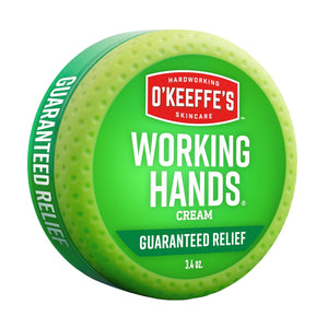 O'Keeffe's Working Hands Hand Cream for Extreme Dryness - 6.8 oz Value Size Jar (2 Pack) - Repairing Skincare for Cracked, Dry Hands