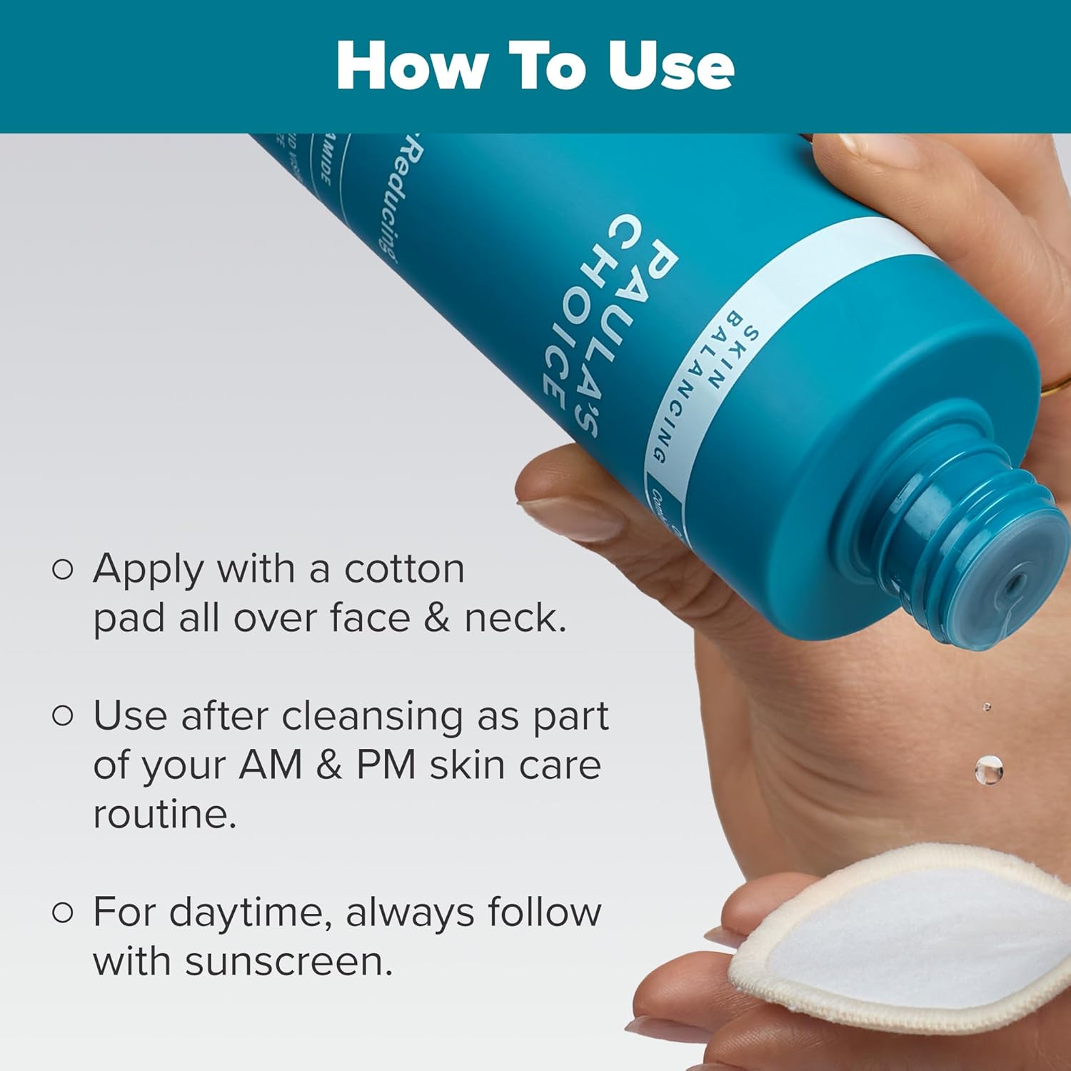 Paula's Choice SKIN BALANCING Pore-Reducing Face Toner for Combination and Oily Skin, Minimizes Large Pores, Controls Oil & Shine, Hydrates & Replenishes, Suitable for Acne-Prone Skin