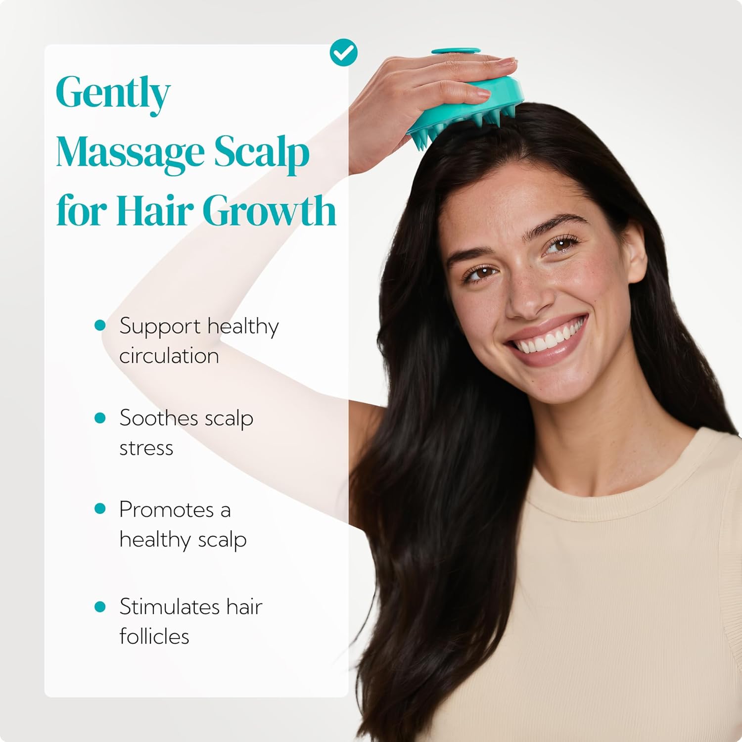 HEETA Hair Scalp Massager Shampoo Brush 2 Pack, Soft Silicone Bristles to Remove Dandruff, Waterproof Hair Scrubber for Both Wet Dry Hair, Suitable for Men & Women (Green & Black)