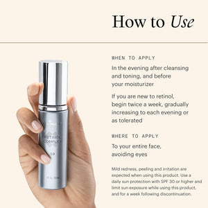 SkinMedica Retinol 1.0 Complex – Advanced Retinol Serum for Skin Renewal, 1 fl oz