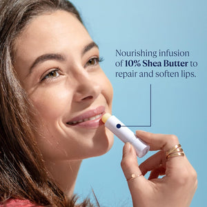 L'OCCITANE 10% Organic Shea Butter Ultra Rich Lip Balm Stick, Moisturizes, Nourishes, Repairs & Softens Dry, Chapped Lips, Long Lasting, Vegan