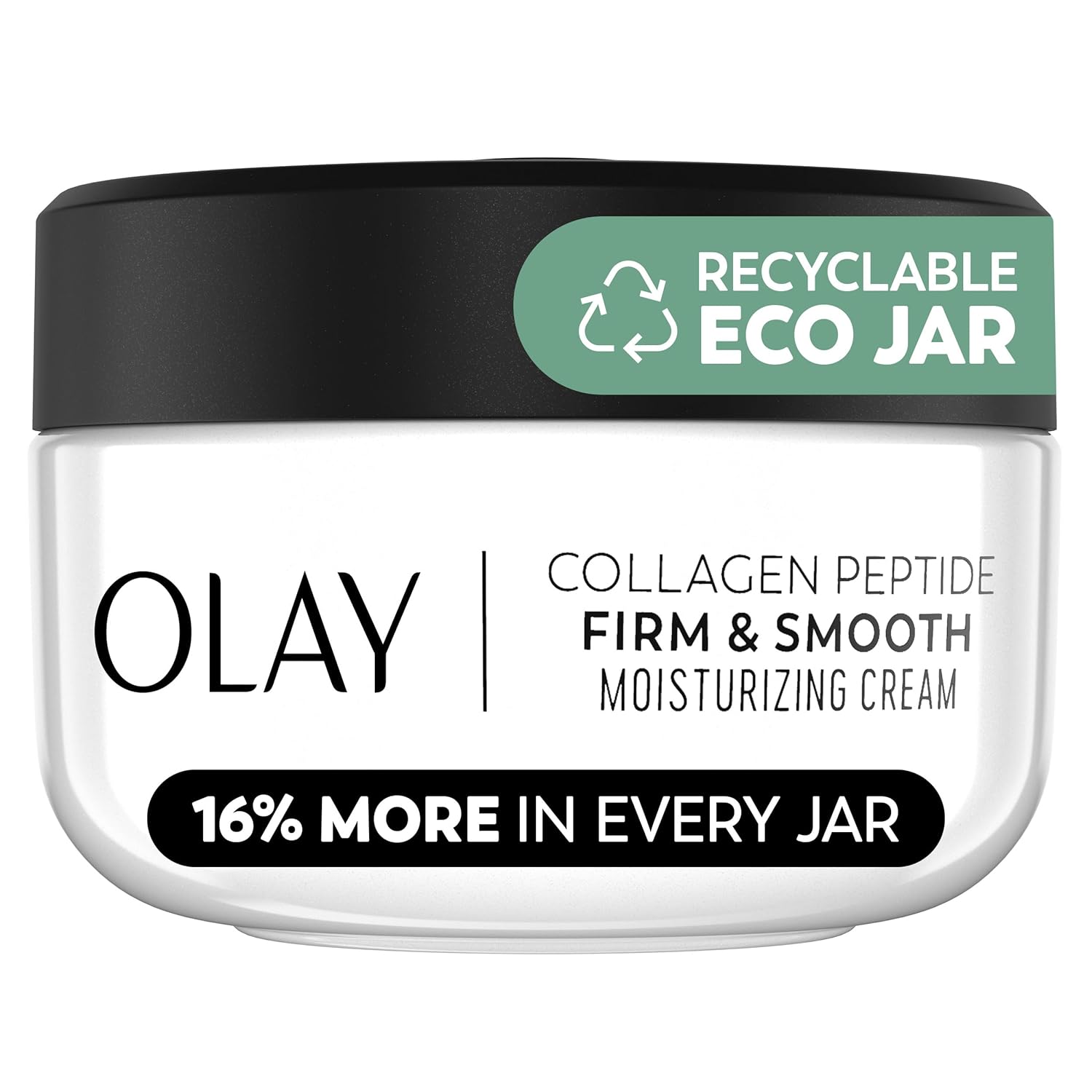 Olay Collagen Peptide Face Moisturizer, Firming Cream for Women, Fragrance-Free, Non-Greasy - Hydrating, Anti-Aging, Anti-Wrinkle, Smooth Fine Lines, Plumping Skin Care - Niacinamide, 1.7 Oz