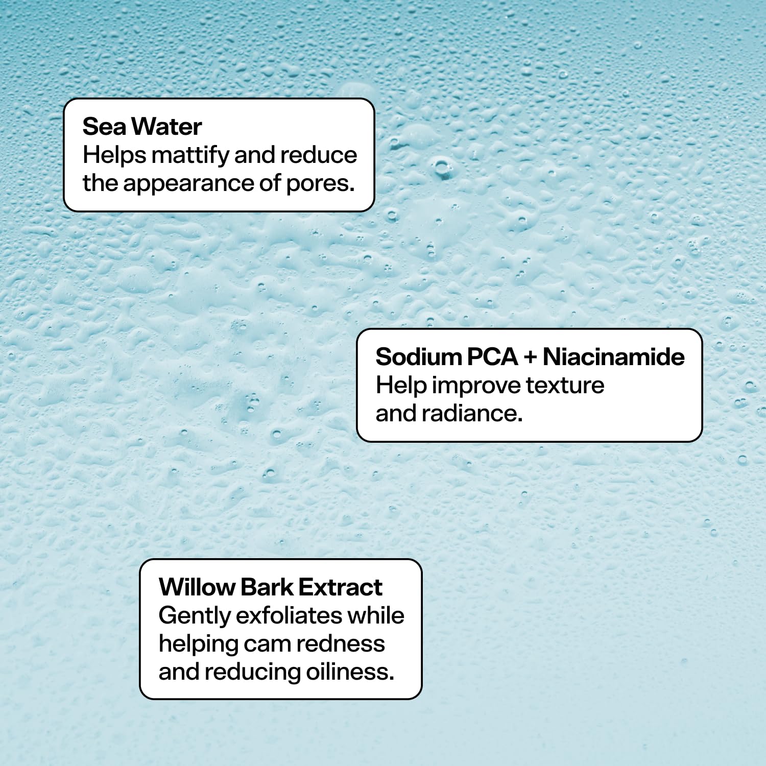 Bubble Skincare Bounce Back Balancing Facial Toner Mist - Hydrating Toner Spray + Pore Minimizer Made with Sea Water and Niacinamide to Help Improve Texture & Radiance (55ml)