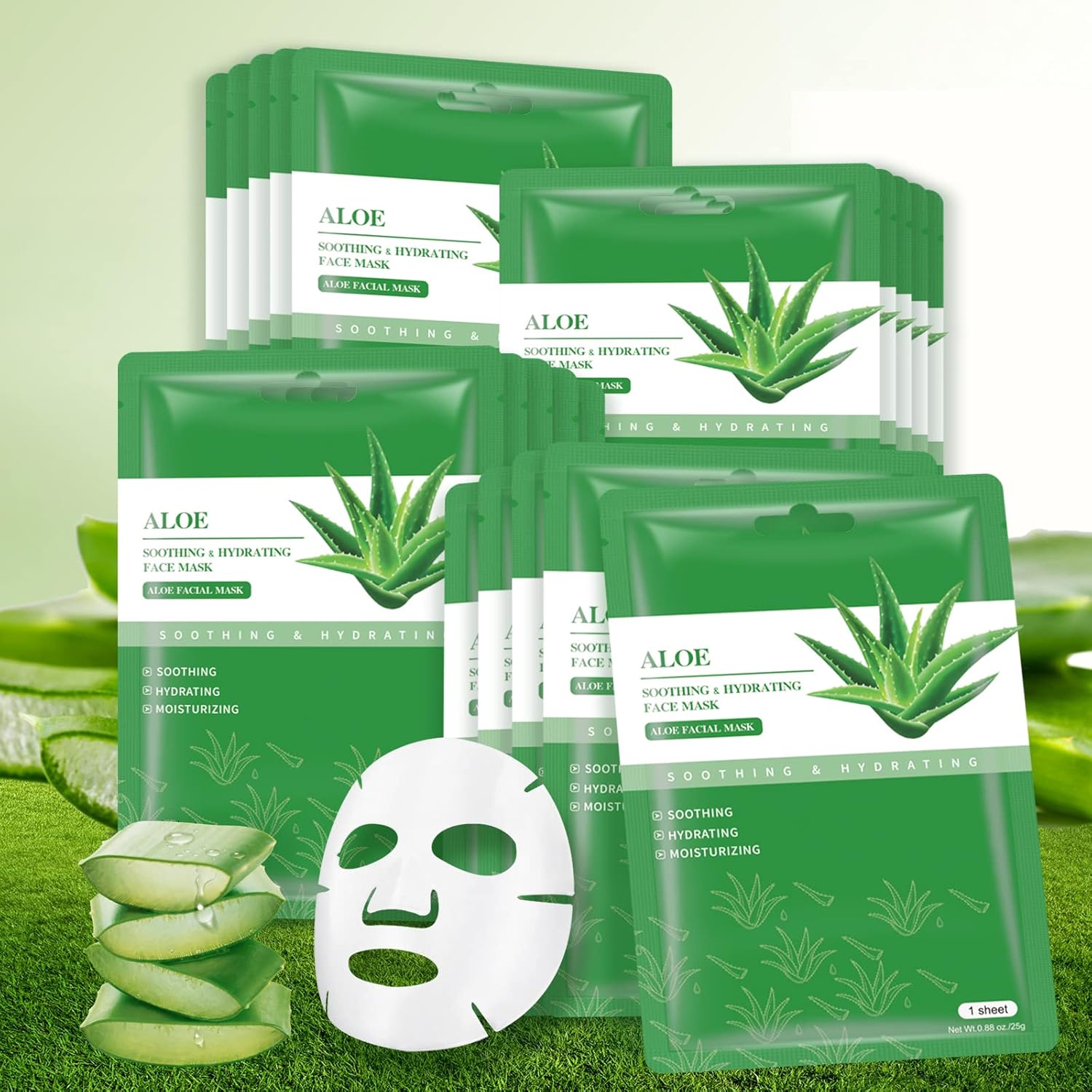 Facial Mask Anti Acne Face Masks Skin Care, Sheet Masks With Salicylic Acid Sheet For Acne Prone Hydrating Moisturizing Skincare for Scar Breakouts Pimple Beauty Oil Control Redness 10 Sheets