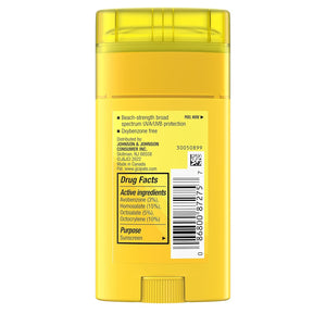 Neutrogena Beach Defense Sunscreen Stick SPF 50, 1.5 oz, Hands-Free Application, Oxybenzone Free Sunscreen for Face & Body, Water-Resistant Sun Protection, Travel Size