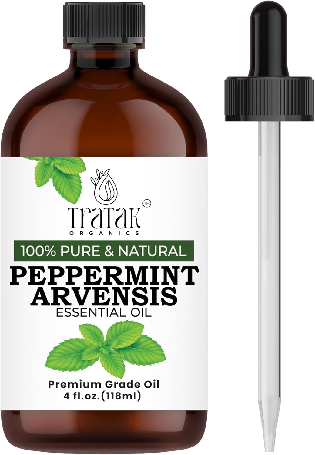 Rosemary Essential Oil 4 Fl Oz - 100% Pure and Natural Oil with Premium Dropper - Premium Therapeutic Grade Essential Oil for Hair Care, Hair Oiling, Scalp Massage and Aromatherapy