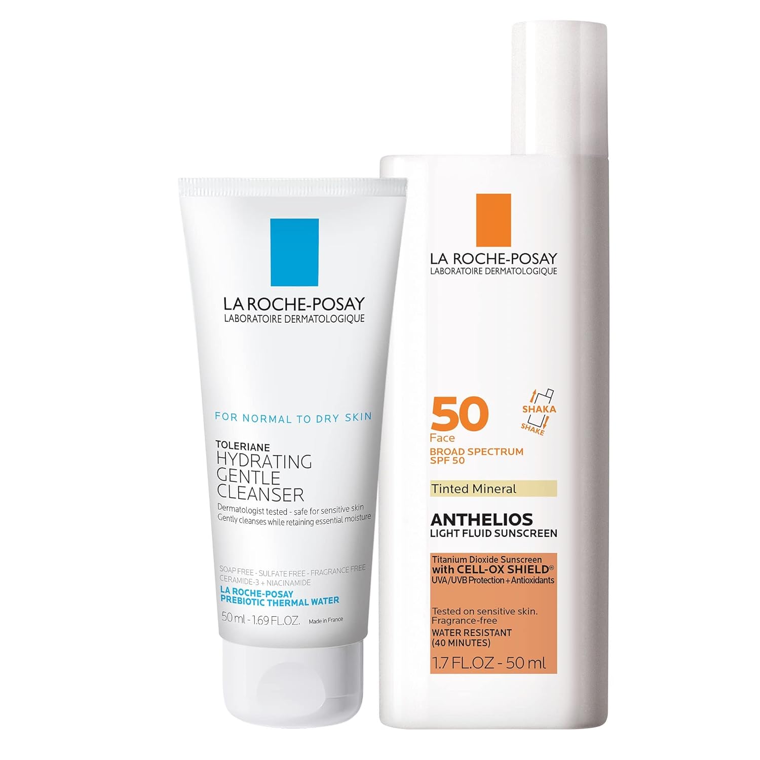 La Roche-Posay Anthelios Tinted Sunscreen SPF 40+, Broad Spectrum SPF + Antioxidants, Titanium Dioxide & Zinc Oxide Sunscreen, 4 Flexible Shades With No White Cast, Oil Free & Oxybenzone Free