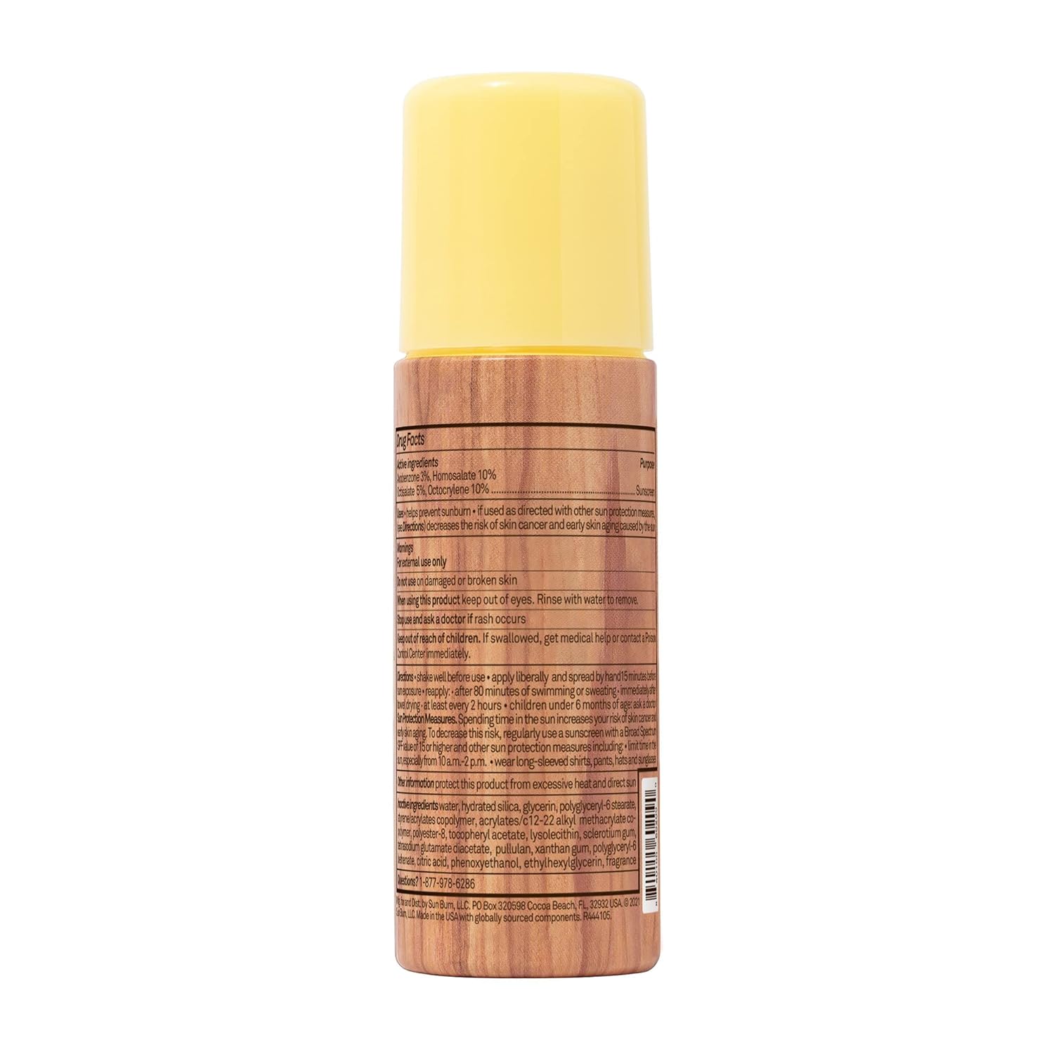 Sun Bum Original SPF 50 Roll-On Sunscreen Body Lotion - Broad Spectrum Moisturizing Sunscreen with Vitamin E - Hawaii 104 Act Compliant (Made without Octinoxate & Oxybenzone) - Travel Friendly - 3 oz