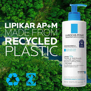 La Roche-Posay Lipikar AP+ Triple Repair Moisturizing Cream | Face & Body Lotion For Dry Skin | Shea Butter & Niacinamide Moisturizer | Gentle Face & Body Cream For Dry, Rough & Sensitive Skin