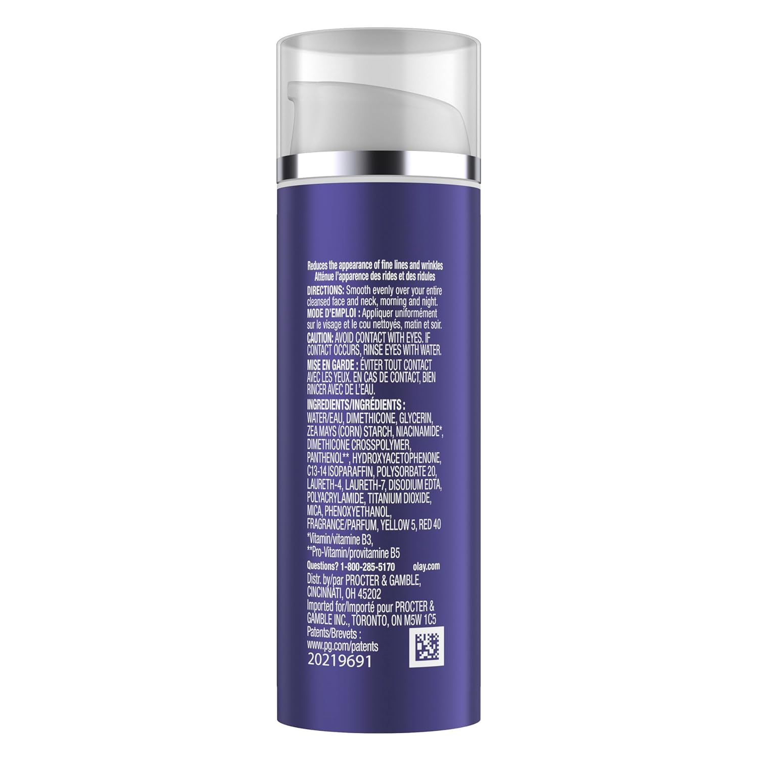 Olay Face Serum by Age Defying Anti-Wrinkle 2-in-1 Day Cream Plus Face Serum, Aloe Vera, 1.7 Fl Oz