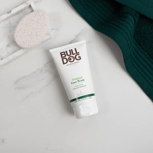 BULLDOG Mens Skincare and Grooming Original Full Face Kit with Moisturizer, Face Wash & Face Scrub