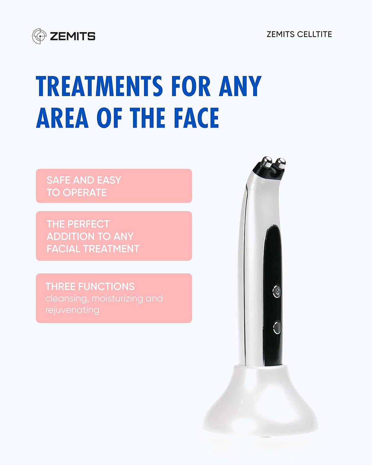 CellTite | Facial Microcurrent Device | Lip Shaper, Eye Lifting | Face Lift Tool, Skin Tightening Galvanic, Dark Circles, Puffiness, Fatigue, Wrinkle Remover, Neck Toning Massager | US Brand