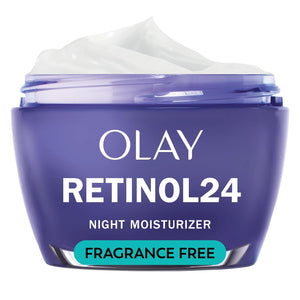 Olay Smooth & Renew Retinol Face Moisturizer, 2 oz Fragrance Free Night Cream for Fine Lines and Wrinkles with Retinoid Complex, Recyclable Eco Jar Packaging, Value Size