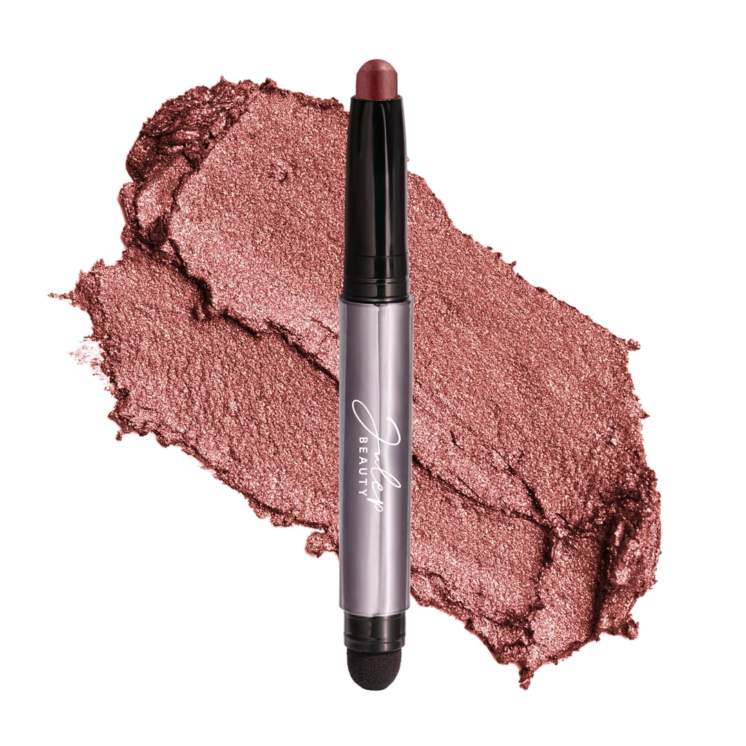 Julep Eyeshadow 101 Cream-to-Powder Waterproof Shadow Stick – Champagne Shimmer – Long-Lasting, Crease-Proof, Medium Golden-Beige Shimmer Cream Eyeshadow with Built-in Smudger