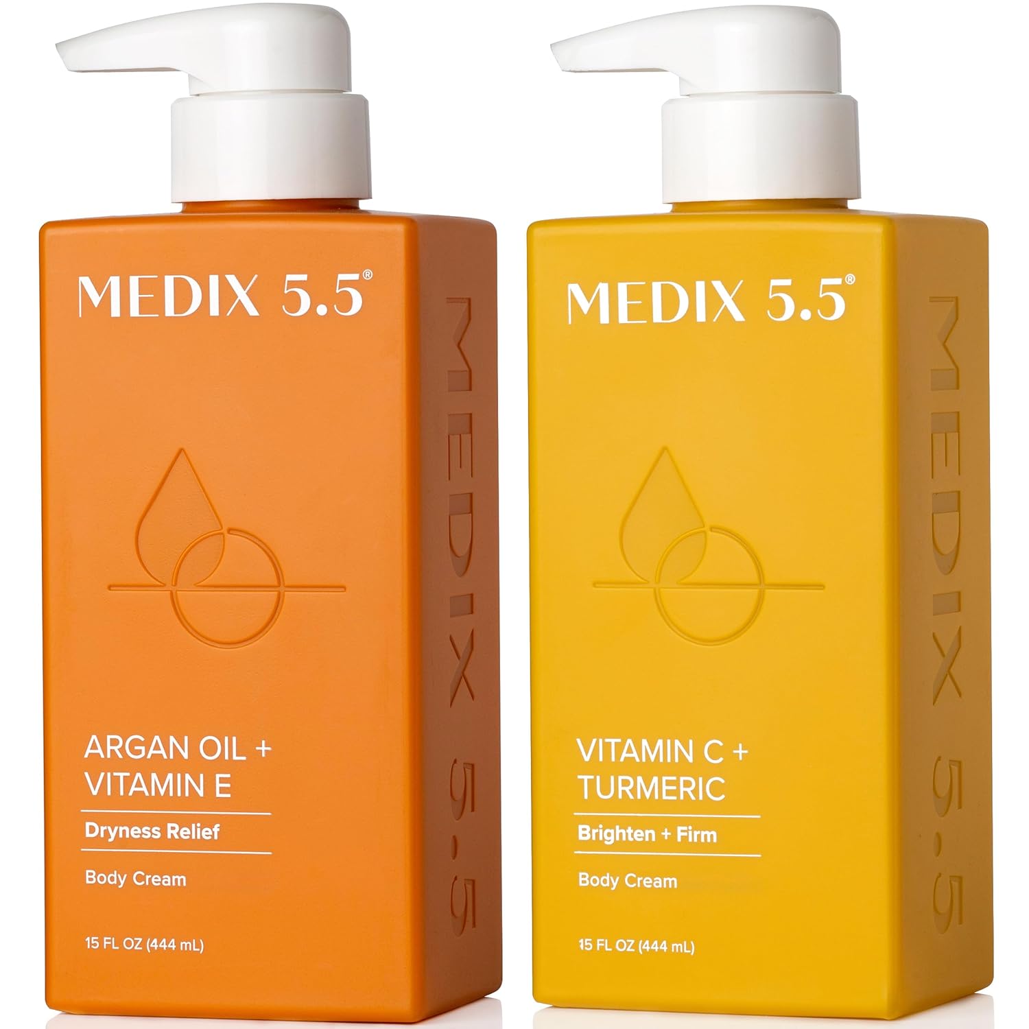 Medix 5.5 Retinol Body Lotion Skincare Moisturizer | Anti Aging Retinol Body Cream | Skin Care Tightening Lotion For Women & Men Helps Diminish Look Of Crepey Skin, Wrinkles, & Fine Lines, 2-Pack