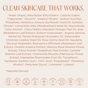 InstaNatural Vitamin C Moisturizer Face Cream, Brightens and Reduces the Look of Fine Lines and Wrinkles, Moisturizing Lotion for Dry Skin, with Hyaluronic Acid, 3.4 FL Oz