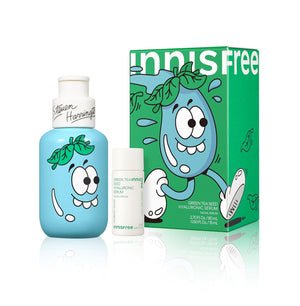 innisfree Green Tea Seed Hyaluronic Serum with Panthenol and Niacinamide, Korean Face Serum for Hydration and Glow