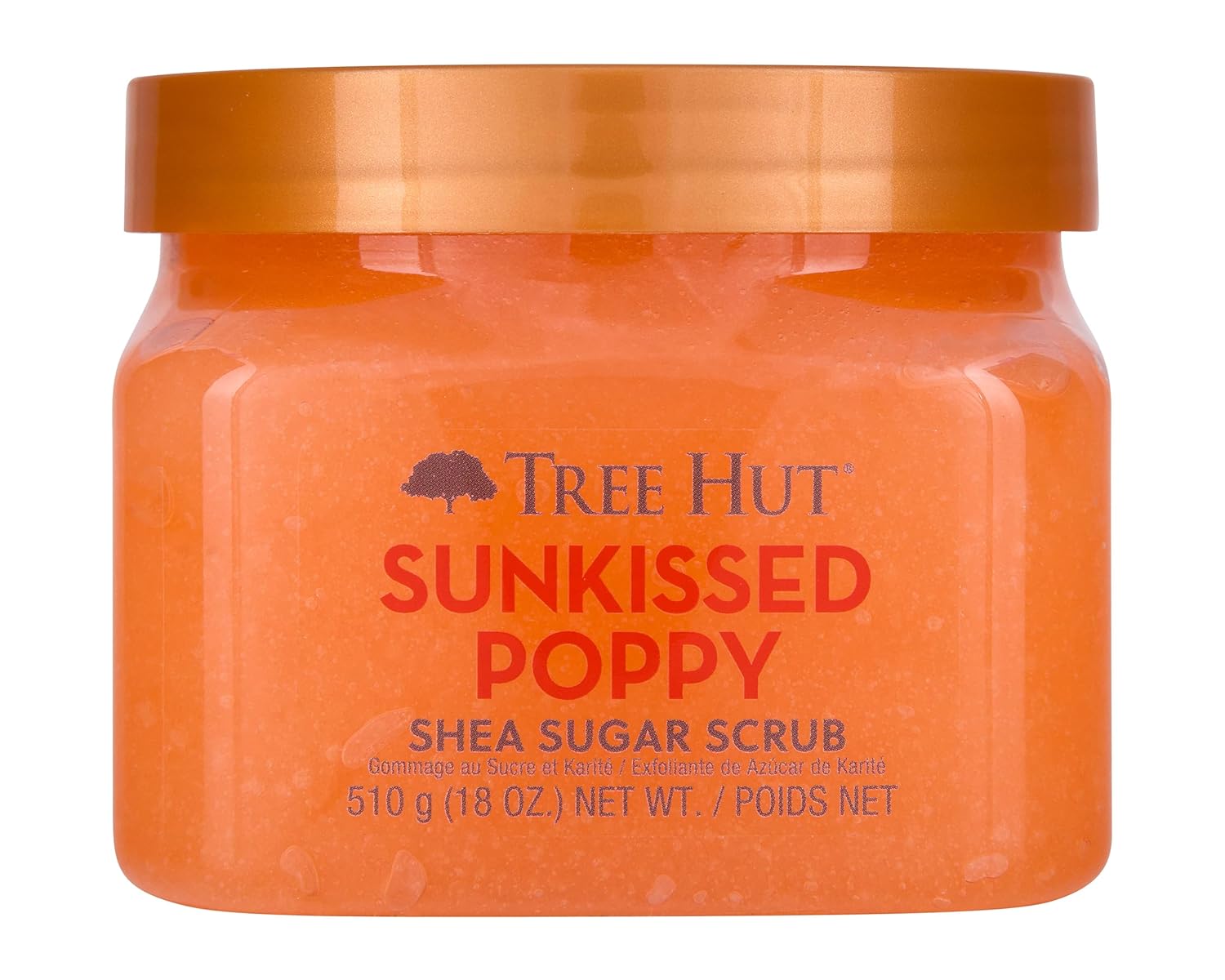 Tree Hut Shea Sugar Scrub Tropical Mango, 18oz, Ultra Hydrating and Exfoliating Scrub for Nourishing Essential Body Care