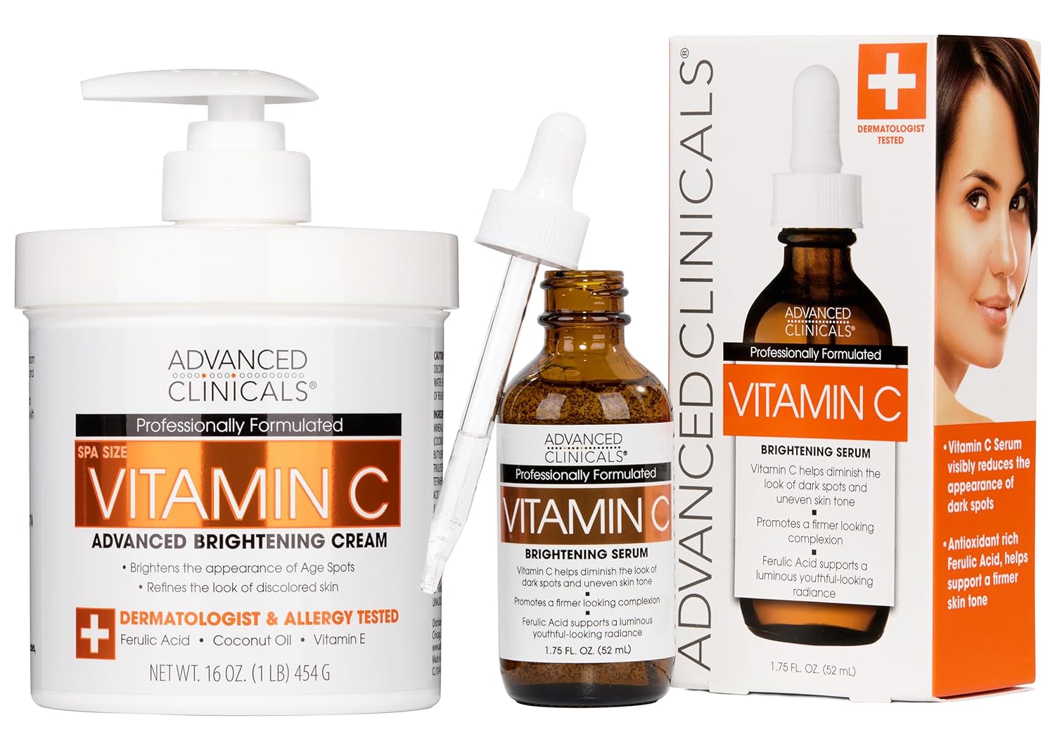 Advanced Clinicals Retinol Body Lotion & Face Moisturizer | Visible Anti Aging Skin Care Retinol Body Cream For Women & Men Targets Look Of Fine Lines, Wrinkles, & Crepe Looking Dry Skin, 16 Ounce