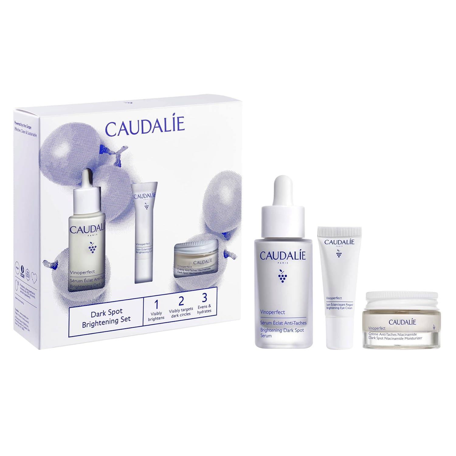 Caudalie Vinoperfect Brightening Dark Spot Serum Vitamin C Alternative - 62x More Effective than Vitamin C with Viniferine for a Visibly Brighter Even Complexion