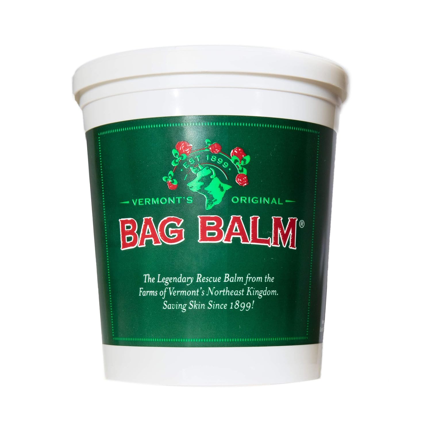 Bag Balm Vermont's Original Hand Moisturizer, Hand Balm for Dry Skin, Cracked Hands, Heels & Dry Hands Treatment, For Dogs and More Ointment, Lotion - 8oz Tin, 3 Pack