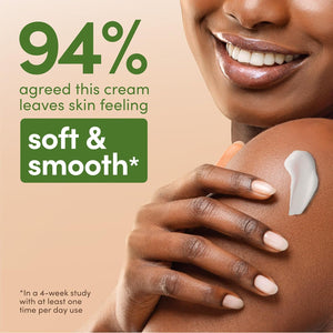 Aveeno Daily Moisturizing Cream with Prebiotic Oat & Shea Butter, Body, Face & Hand Cream for Normal to Dry, Sensitive Skin Hydrates for 48 Hours, Fragrance Free & Non-Comedogenic, 20 Oz