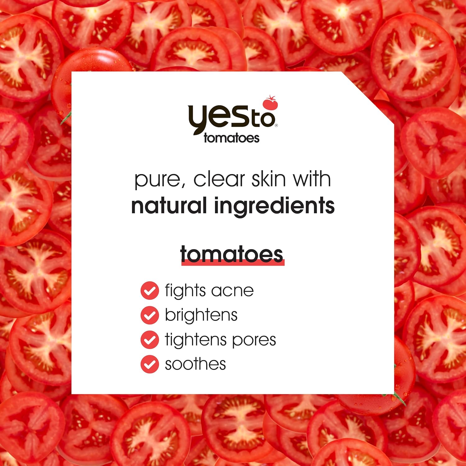 Yes To Acne Facial Wipes with Salicylic Acid for Acne Prone Skin, Deep Cleansing & Oil Control Face Wipes, 95% Natural Ingredients