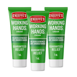 O'Keeffe's Working Hands Hand Cream for Extreme Dryness - 3 oz Tube (2 Pack) - Repairing Skincare for Cracked, Dry Hands