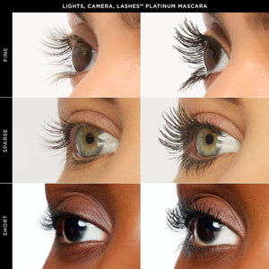 tarte lights, camera, lashes platinum voluminizing mascara