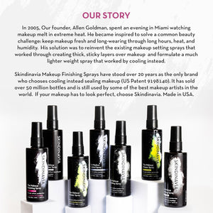 Skindinavia The Makeup Finishing Spray, Bridal Makeup Setting Spray, All-Day Wear, Long-Lasting Up to 16+ Hours, Heat-Resistant & Waterproof, Wedding Day, Bridal Shower Gift, 2.0 Oz
