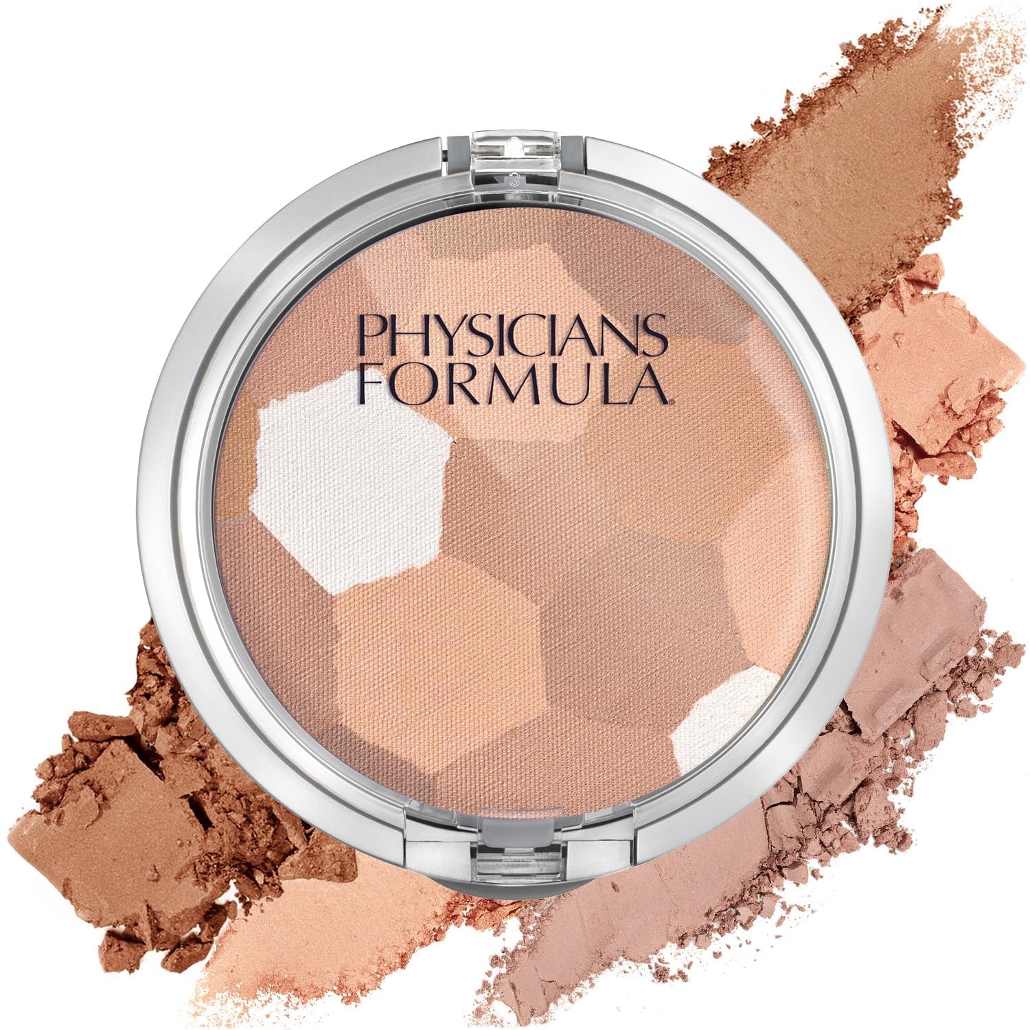 Physicians Formula Setting Powder Palette Multi-Colored Pressed Finishing Powder Translucent & Super BB Cream All in 1 Beauty Balm Foundation Cream SPF 30, Light