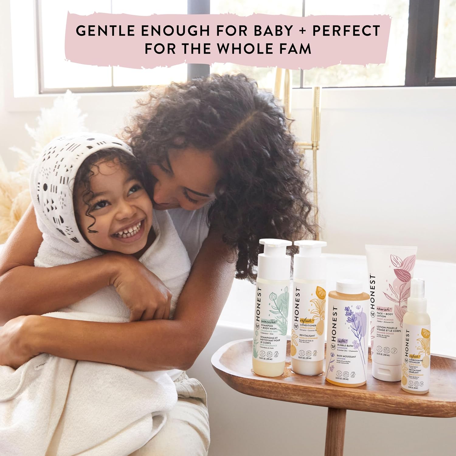 The Honest Company 2-in-1 Cleansing Shampoo + Body Wash | Gentle for Baby | Naturally Derived, Tear-free, Hypoallergenic | Citrus Vanilla Refresh, 10 fl oz