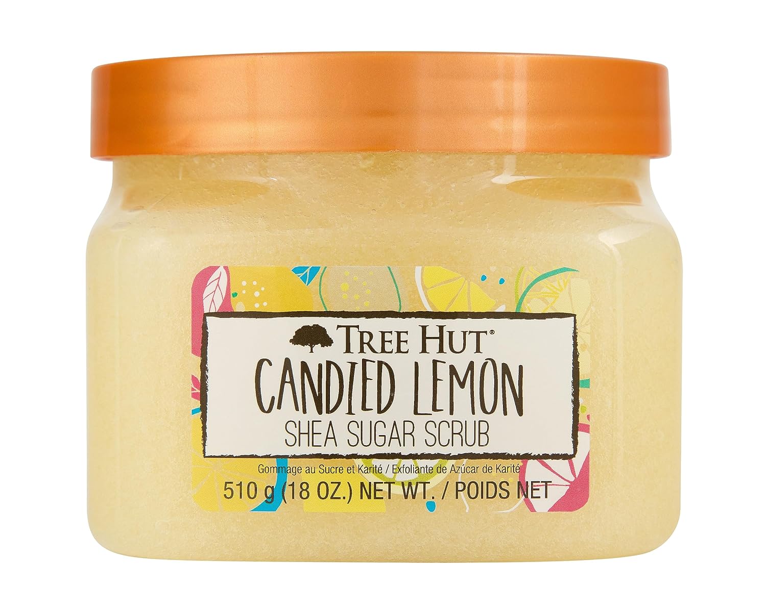 Tree Hut Shea Sugar Scrub Tropical Mango, 18oz, Ultra Hydrating and Exfoliating Scrub for Nourishing Essential Body Care