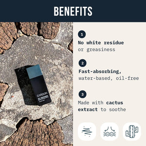 Cardon Men's SPF 30 Korean Sunscreen for Face, Facial Moisturizer With Sunblock, Anti-Aging Face Sunscreen, SPF Facial Moisturizer, Men's Skin Care Lotion with Cactus Extract (1 Bottle - 35ml)