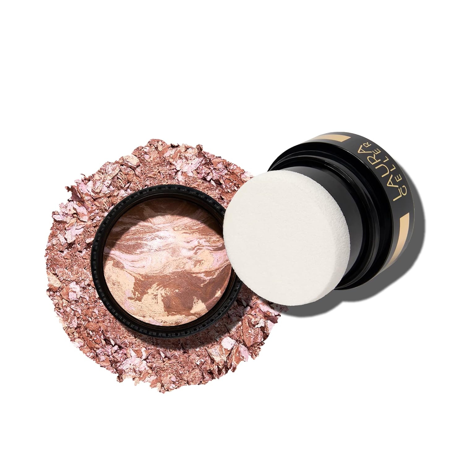 LAURA GELLER NEW YORK Baked Bronze-N-Brighten Bronzer Powder - Medium - Natural Bronze Glow