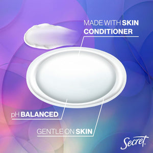 Secret Fresh Antiperspirant Deodorant for Women, 72hr Breathable Sweat & Odor Protection, Instant Freshness & Gentle, PH Balancing Minerals, Clear Gel, Relaxing Lavender Scent, 2.6 oz