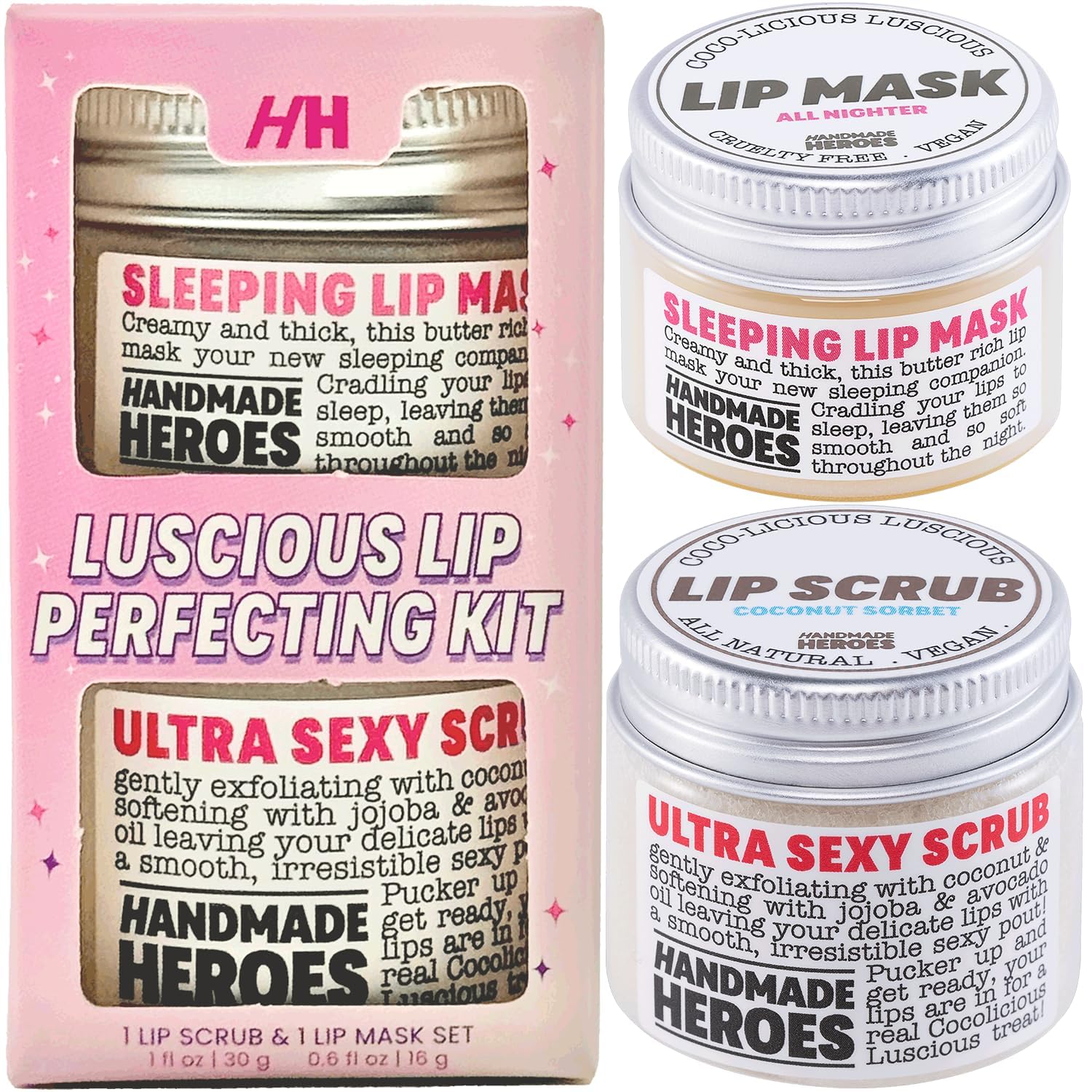 100% Natural Vegan Lip Butter Sleeping Lip Mask, Overnight Lip Moisturizer and Conditioner for Dry Lips. Intensive Lip Balm and Lip Therapy Skin Care with Mango butter (Bakuchiol - Collagen Boosting)