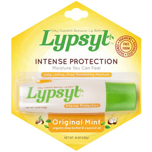 Lypsyl Intense Protection Original Mint, Lip Balm 0.10 oz (Pack of 3)