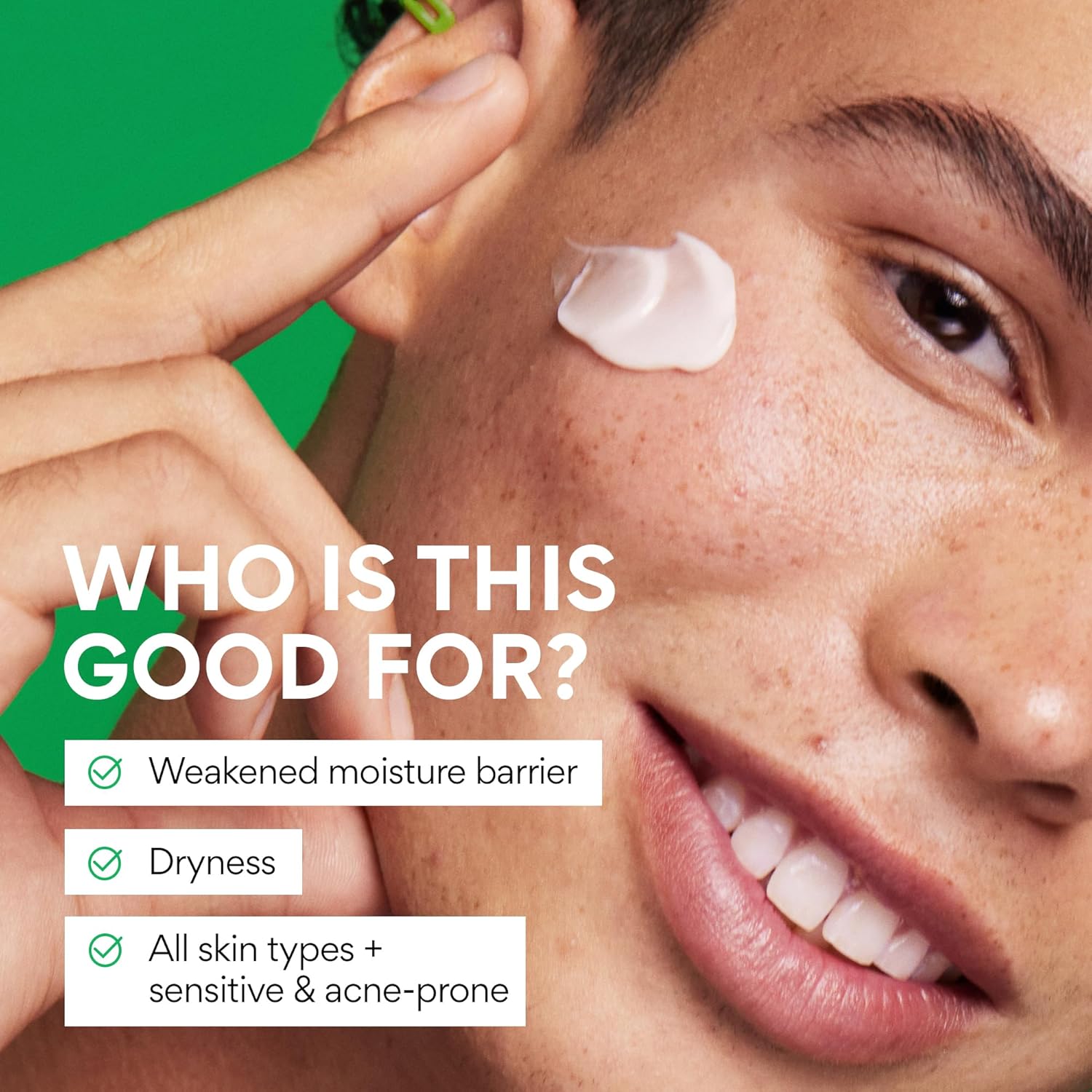 innisfree Green Tea Seed Hyaluronic Acid Cream With Barrier Boosting Complex and Ceramide, Korean Hydrating Face Moisturizer and Balancing Cream