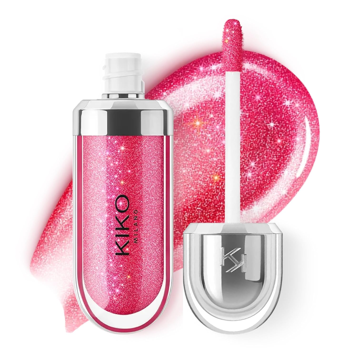 KIKO Milano 3D Hydra Lip Gloss – High Shine, Hydrating, Plumping, Non-Sticky, Moisturizing Lip Makeup