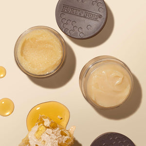 Burt's Bees Overnight Intensive Lip Treatment, 0.25 oz - Moisturizing, Restorative, Reduces Fine Lines, Vitamin E, Ceramides Oils, Leaping Bunny Certified, Compact Jar