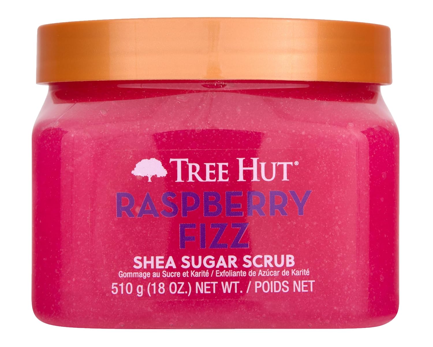 Tree Hut Shea Sugar Scrub Tropical Mango, 18oz, Ultra Hydrating and Exfoliating Scrub for Nourishing Essential Body Care