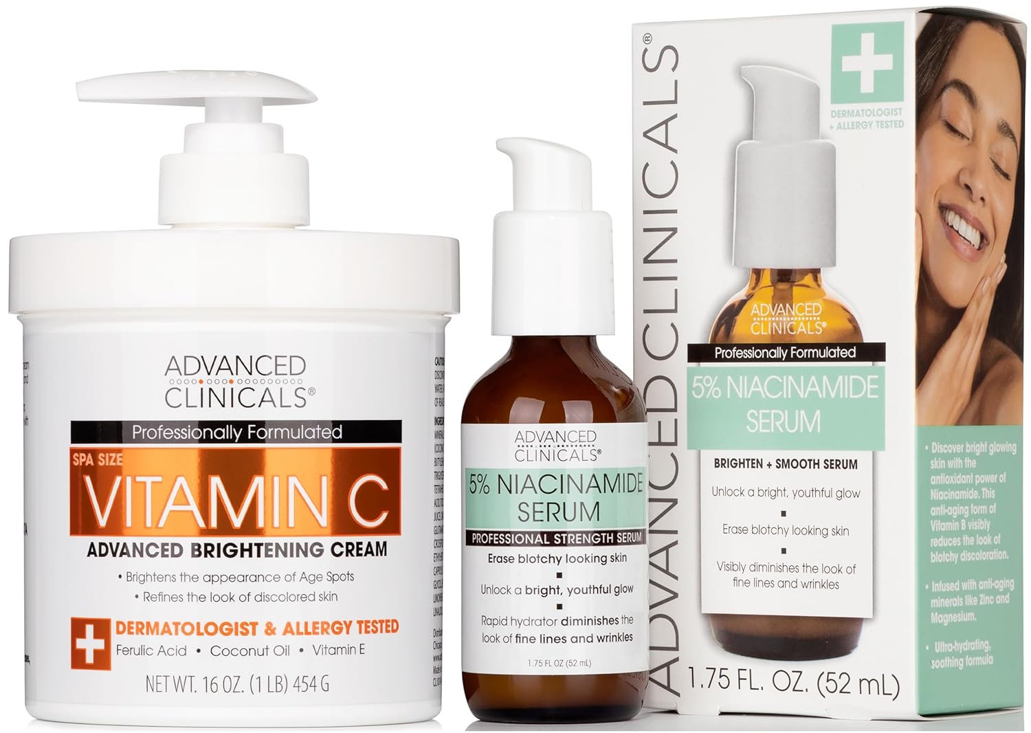Advanced Clinicals Green Coffee Bean Thermo - Firming Body Lotion | Caffeine Infused Collagen Cream Moisturizer & Body Cream For Women, Stomach, Legs, & To Improve Look Of Textured Crepey Skin, 16 Oz