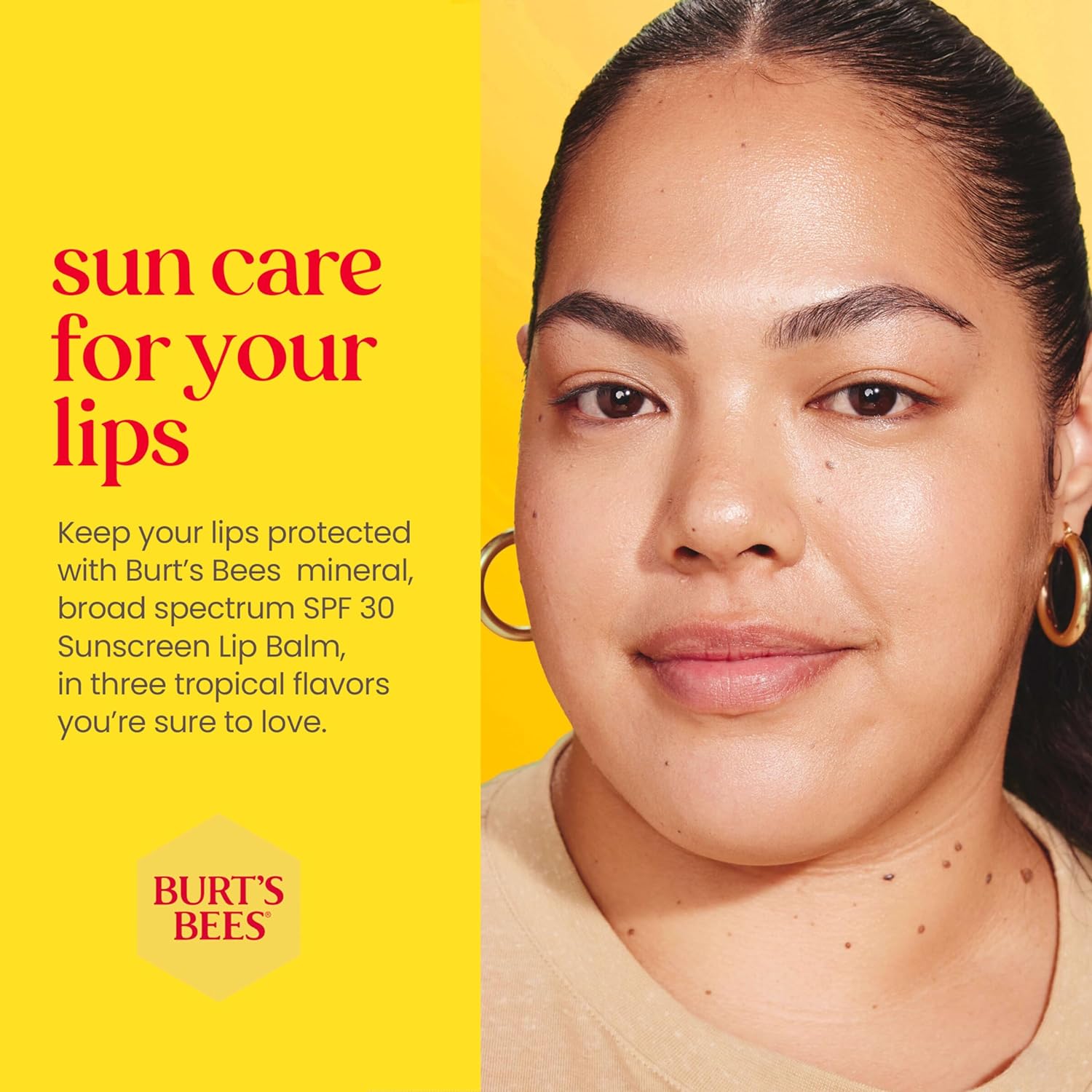 Burt’s Bees SPF 30 Lip Balm, Island Getaway - Coco Loco, Beaches & Cream, Tropic Like It's Hot, Water-Resistant Sun Care, Natural Origin Lip Treatment, 3 Tubes, 0.15 oz