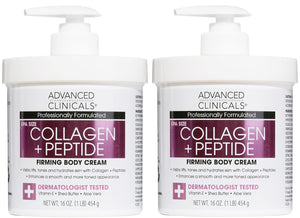 Advanced Clinicals Green Coffee Bean Thermo - Firming Body Lotion | Caffeine Infused Collagen Cream Moisturizer & Body Cream For Women, Stomach, Legs, & To Improve Look Of Textured Crepey Skin, 16 Oz