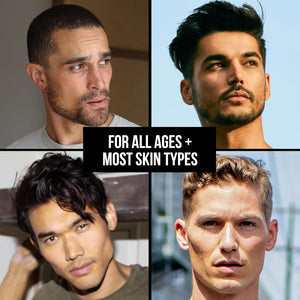 RUGGED & DAPPER - Age Defense Face Moisturizer for Men | 4oz | Hydrating Mens Face Lotion | Unscented + Anti- Aging Formula for Clear Skin | Natural Ingredients | Made in USA