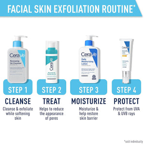 CeraVe Renewing Salicylic Acid Cleanser, Formulated With Hyaluronic Acid, Niacinamide, & Ceramides, Gentle BHA Exfoliating Face Wash Smooths & Softens Skin, Non Comedogenic & Fragrance Free, 16 Ounce