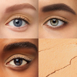Julep Eyeshadow 101 Cream-to-Powder Waterproof Shadow Stick – Vanilla Matte – Long-Lasting, Crease-Proof, Light-Beige Matte Cream Eyeshadow with Built-in Smudger